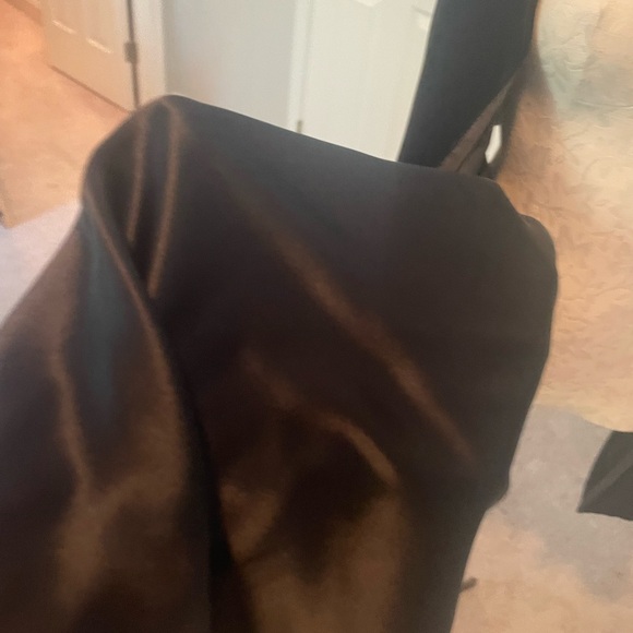 Vintage!  Ann Taylor black velvet with black satin wrap. - Picture 2 of 4